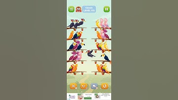 Bird sort puzzle walkthrough #viral #shorts #trending #short #birds