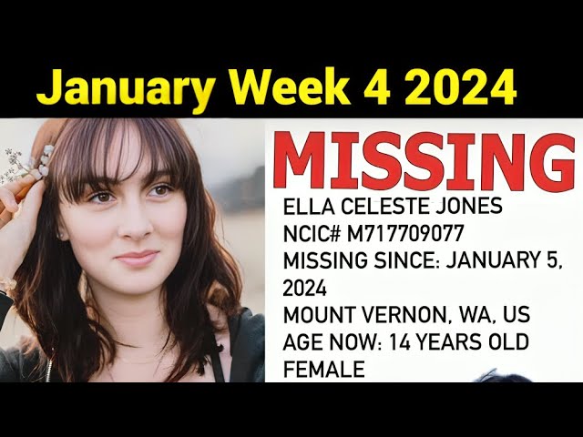 Updates On Missing Persons Cases Fourth Week January 2024