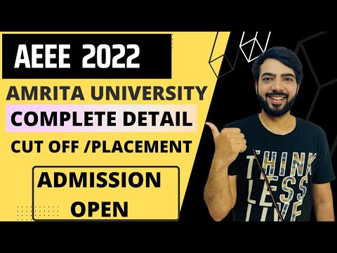 AMRITA UNIVERSITY |AEEE 2022| FEES | CUTOF F| PLACEMENT |COMPLETE DETAILED VIDEO#jee2022 #AMRITA