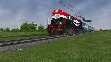 wdm3a with icf coaches action||msts gameplay|| IR MSTS|| indian train simulator