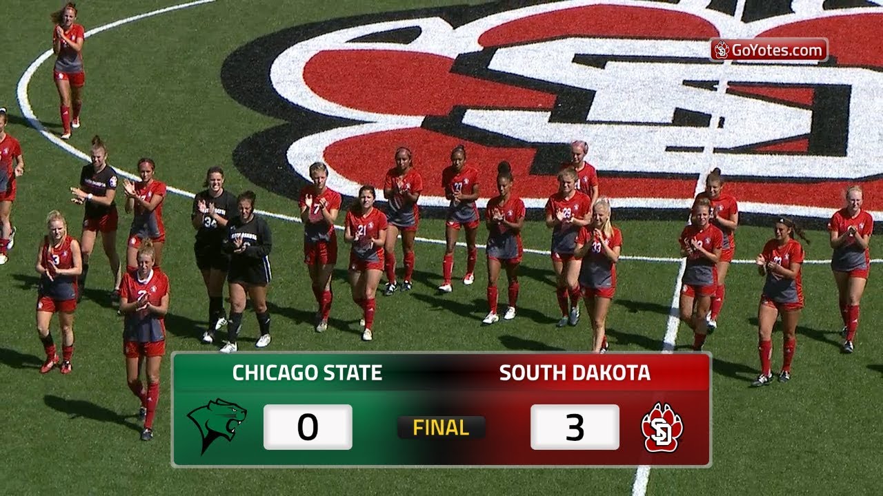 sports news Soccer Highlights: South Dakota 3, Chicago State 0