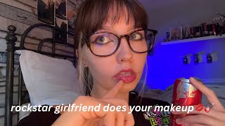 Asmr Rockstar Girlfriend Does Your Makeup Roleplay Soft Spoken, Inaudible Mouth Sounds, Tapping