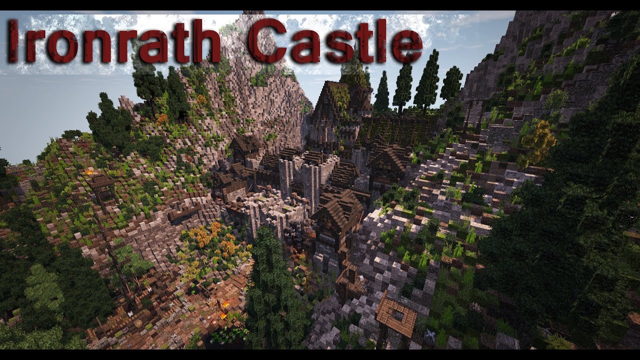 Amazing Minecraft Castle - Ironrath - by _Rohan - YouTube