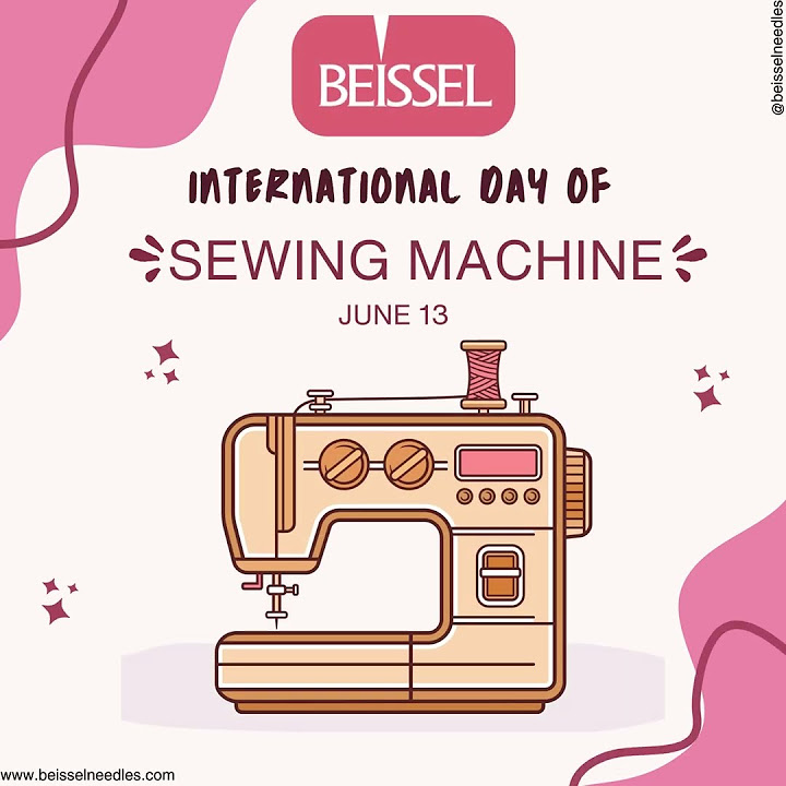 Happy World Sewing Machine Day! beisselneedles sewingmachine 
