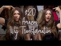 How to make a wig look natural | $20 Amazon Wig Transformation |  Affordable Wigs From Amazon |