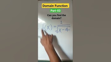 Domain Function part-03 #shorts #mathematician #mathematics #math #domain #shortvideo #viral