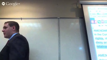 ConLaw Class 10 - Scope of Federal Powers I