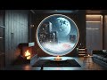 COZY FIREPLACE ON EUROPA - 4 h Relaxing Space Ambient Soundscape (Eurorack, Ableton &amp; Vital )