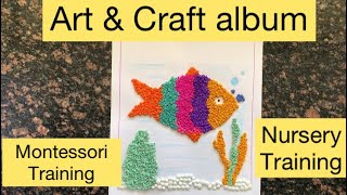 Art works for Montessori and Nursery Teachers Training course.