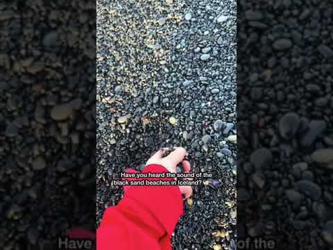 Black sand beaches