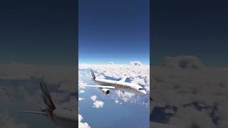 Inibuilds A350 Soaring Above the Clouds! #automobile #flightsimulator #flightsimcommunity