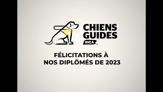 Cérémonie de remise de diplômes du Programme de chiens-guides d’INCA – cohorte 2023