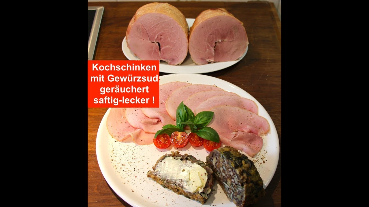 Kochschinken mit Gewürzsud /geräuchert / saftig / lecker / eine Delikatesse !