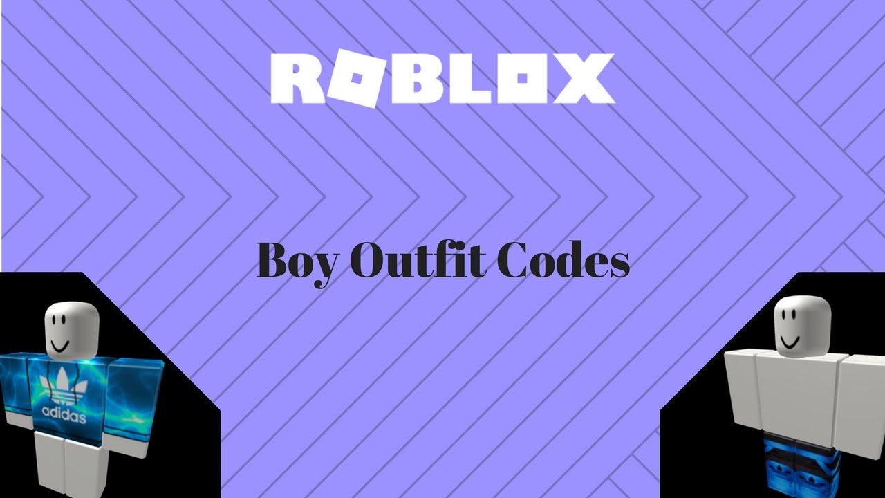 Boy Outfit Codes - YouTube