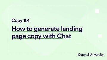 How to Generate Landing Page Content using Copy.ai