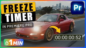FREEZE TIMER in Premiere Pro
