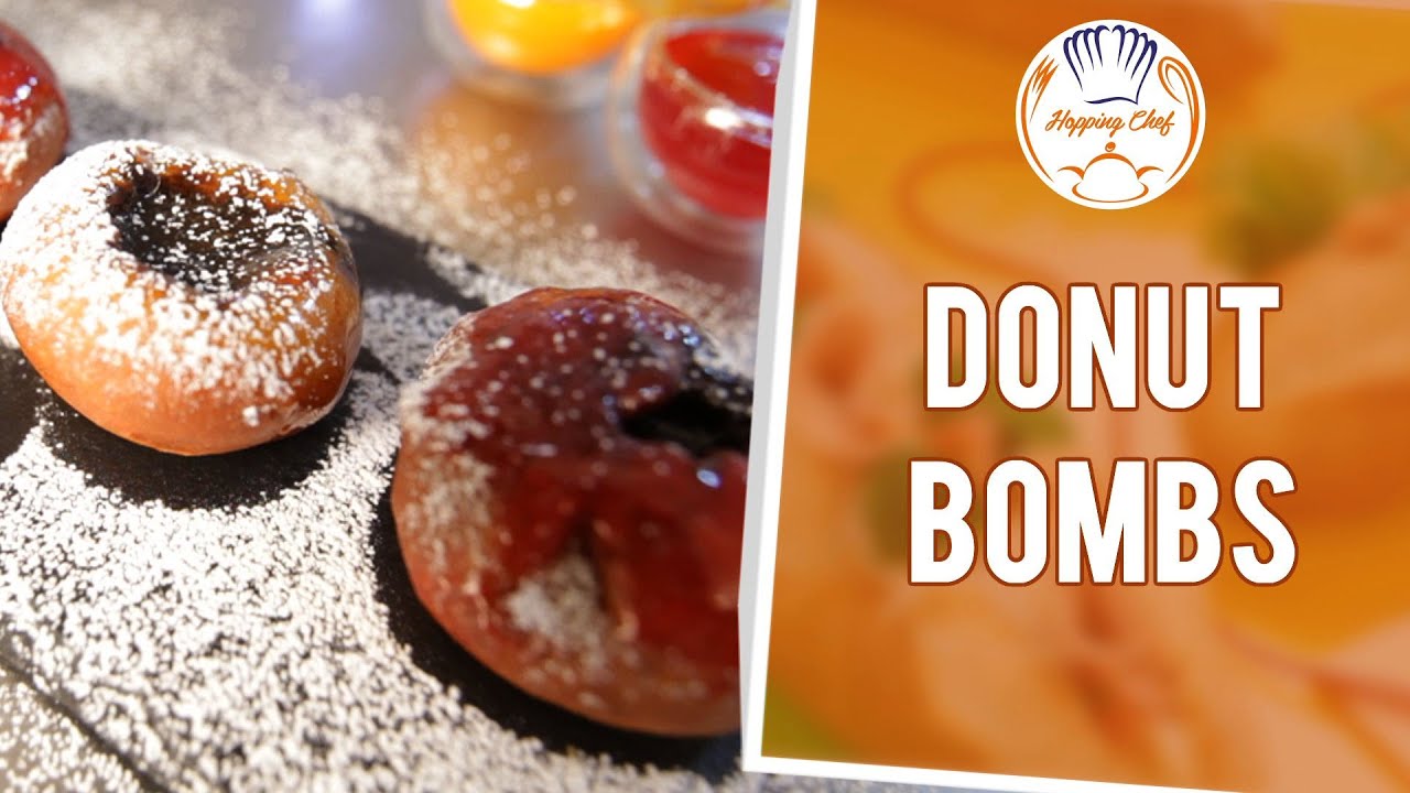 No Bake Donut Bombs EggLess Doughnut Recipe Homemade Doughnut