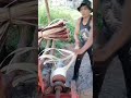 the process of making rope from banana trees#shorts