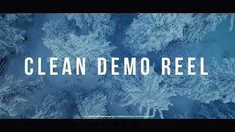 Clean Demo Reel Premiere Pro Templates