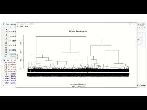 Sequence Analysis 3 Cluster Analysis
