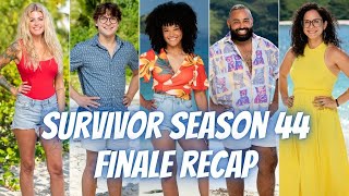 Survivor Season 44: FINALE RECAP