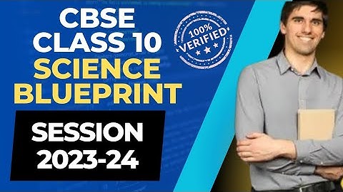CBSE Class 10 Science Blueprint Session 2023-24