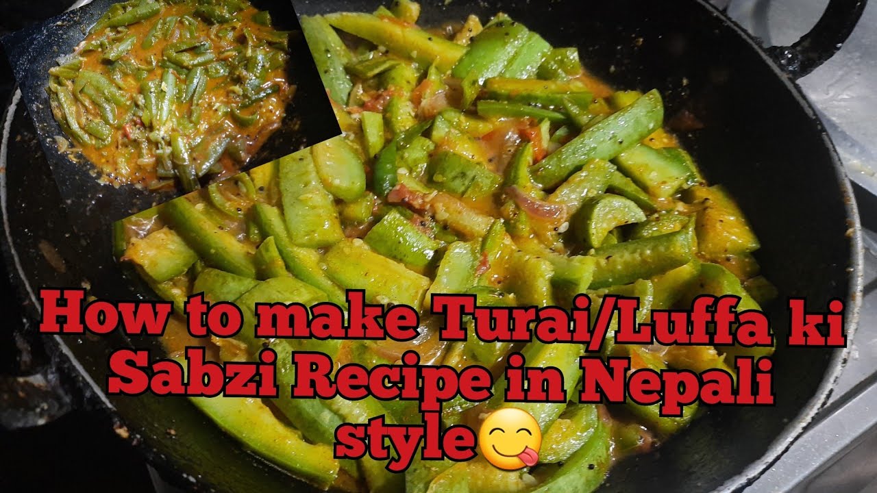 How to make Turai/Nenua/luffa/sponge Gourd recipevillages food. YouTube