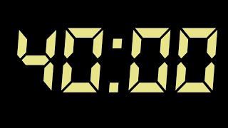 The BEST Way to Use a 40 Minute Timer for MAXIMUM Productivity  📚⏳ | Lofi Countdowns | 4K