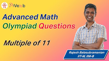 PiVerb.com| Class 7 & 8 | Multiple of 11 Question | # 32| NMTC  Sub Junior| AMC 8