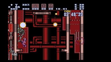Super Metroid -- Tourian Escape 4 Left Side Climb