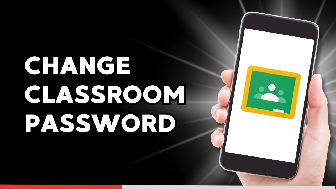 How to Change Google Classroom Password - YouTube