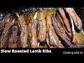 Slow Roasted Lamb Ribs | Cooking With Az | My First Video