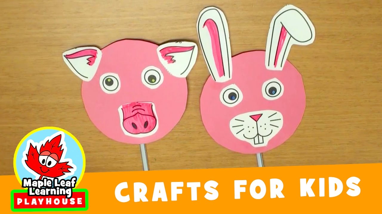Animal Mask Craft for Kids | Maple Leaf Learning Playhouse