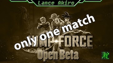 [PS4 Pro] Online Match | Jump Force Open Beta