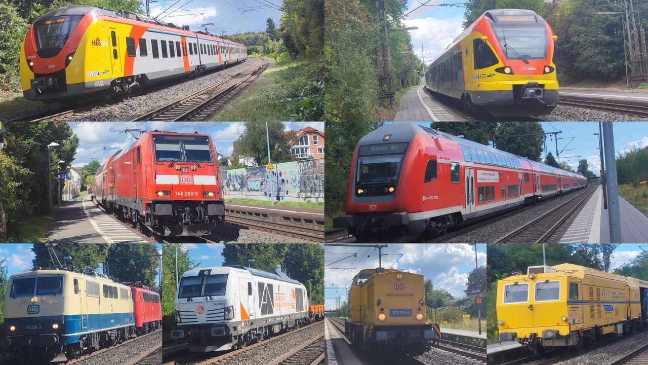 Zugverkehr in Kirch Göns und Linden (1/1) 