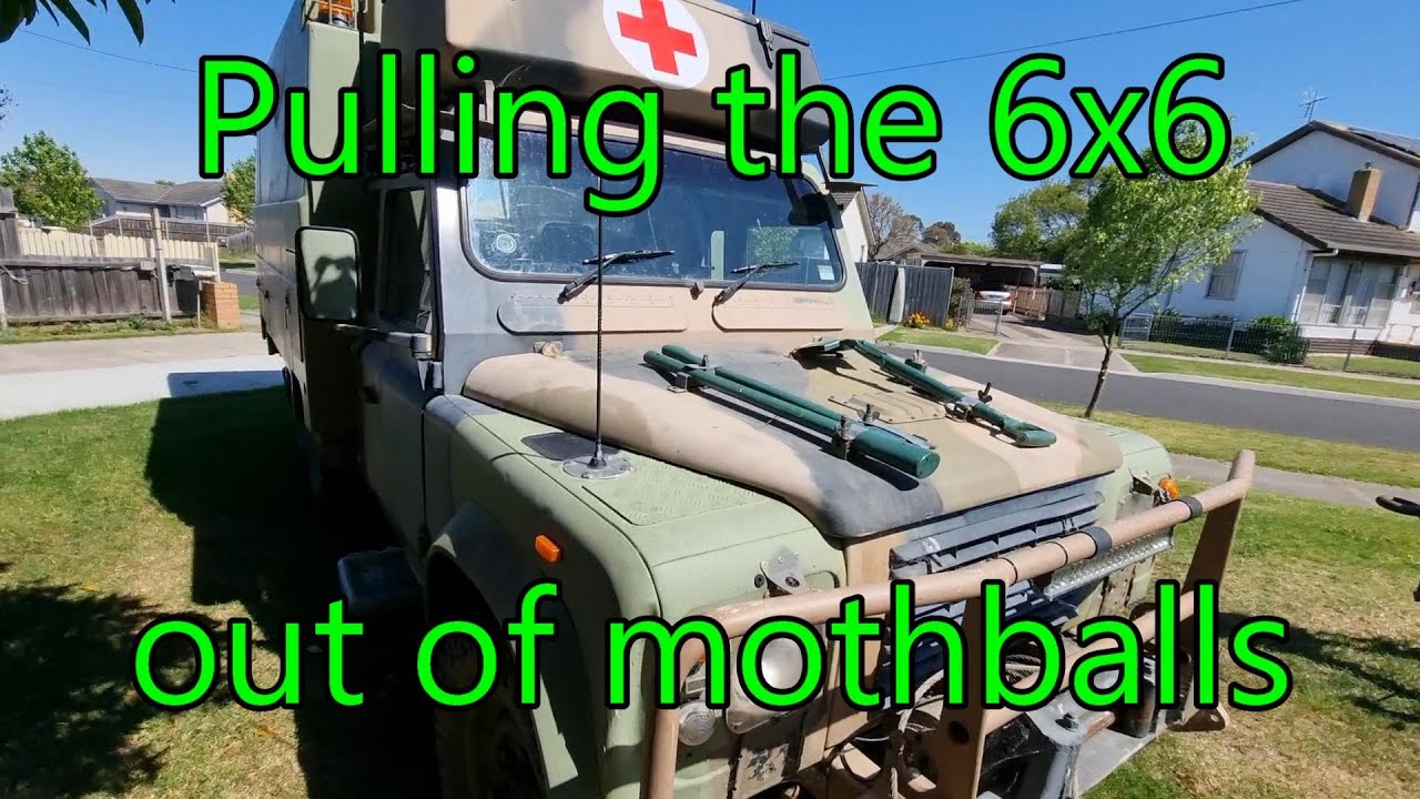 Basic checks on the 6x6 Perentie Ambo