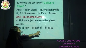 DAV SCHOOL TUTORIAL CLASS 3 MCQ BY SUSHMITA MISS