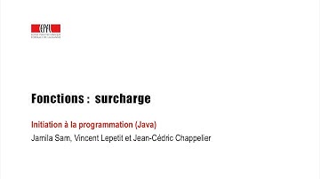 Fonctions : surcharge