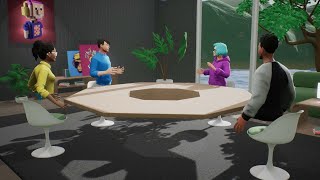 Virtual Office (UE4 render, startup promo)