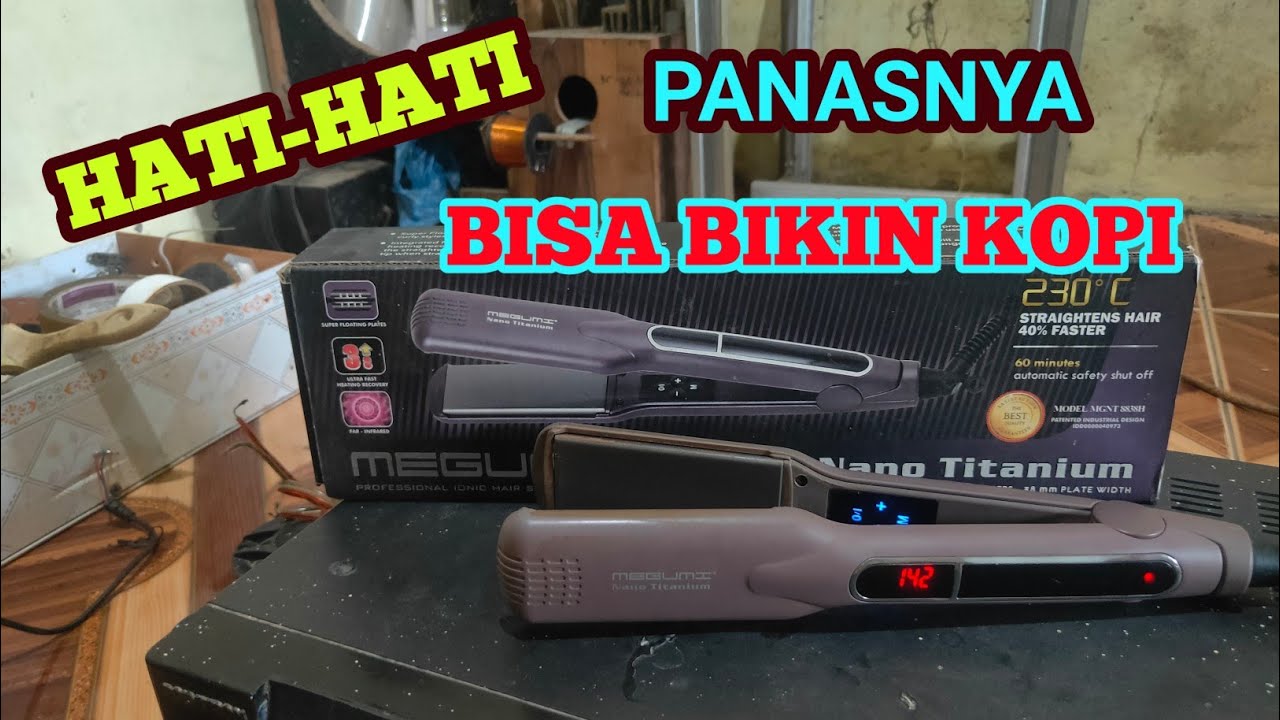 Memperbaiki Catok Rambut MEGUMI Tidak Panas