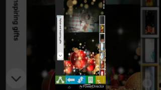 Christmas photo editor application screenshot 4