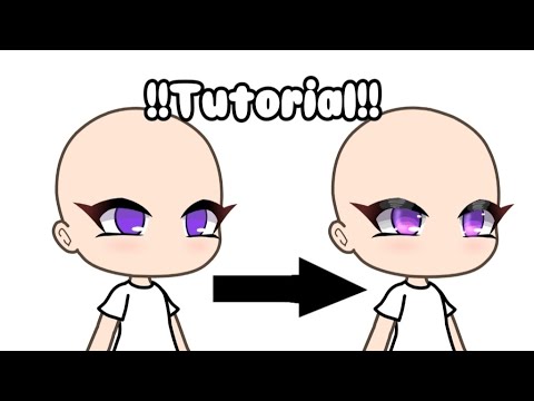 How to edit gacha eyes in Ibis paint! || My way || Gacha tutorial🌟 ...
