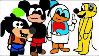 The Banana Splits in Hocus Pocus Park cover with Mickey Mouse