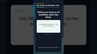 The 10 Time AI Workflow Test #Shorts