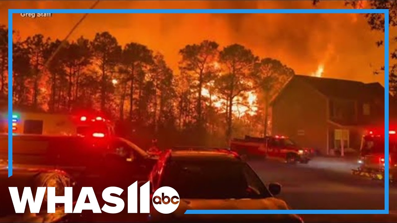 Crews battle wildfires in North and South Carolina amid dry conditions ...