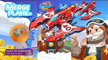 Merge Plane - Click & Idle Tycoon - Unlocking Plane No 40 - Gameplay (iOS - Android)