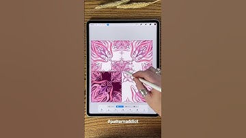 Procreate Pattern. #procreatepattern #shorts #procreate #digitalart #procreatetutorial