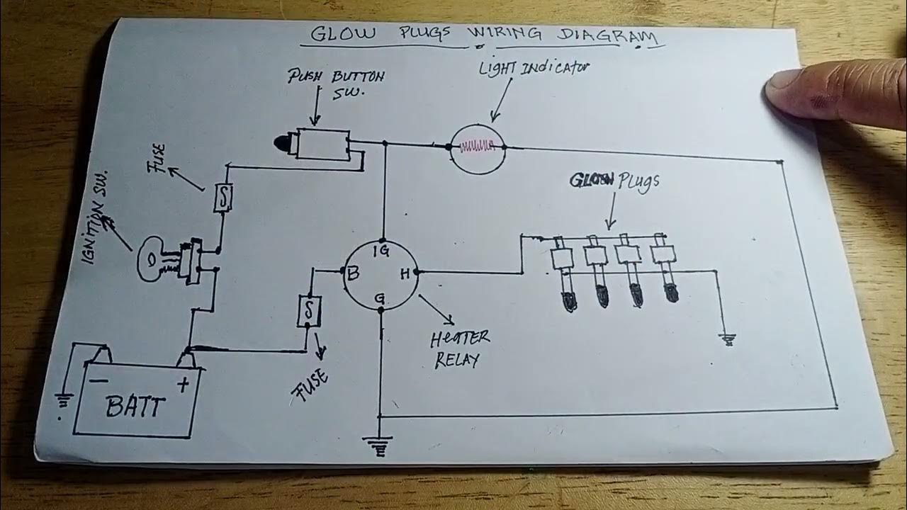 GLOWPLUGS WIRING DIAGRAM" FOR DIESEL ENGINE ONLY - YouTube
