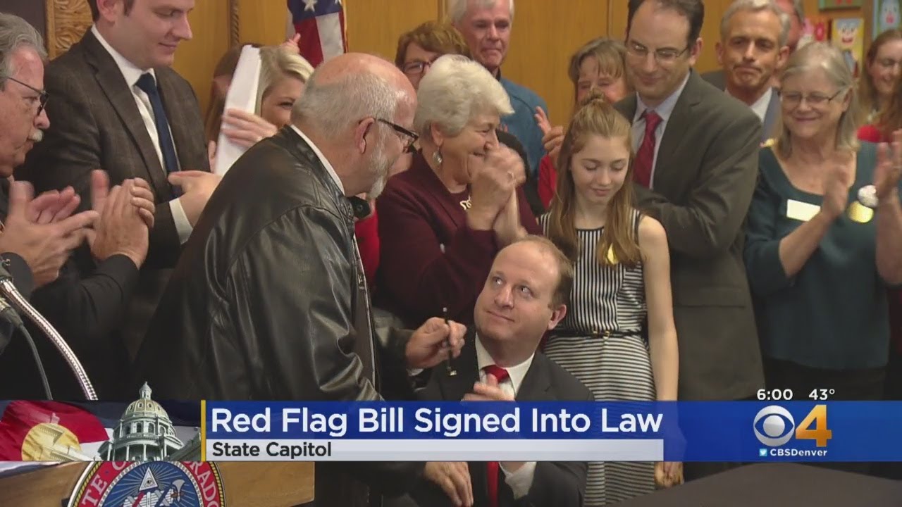Red Flag Bill Signed Into Law By Gov. Jared Polis - YouTube