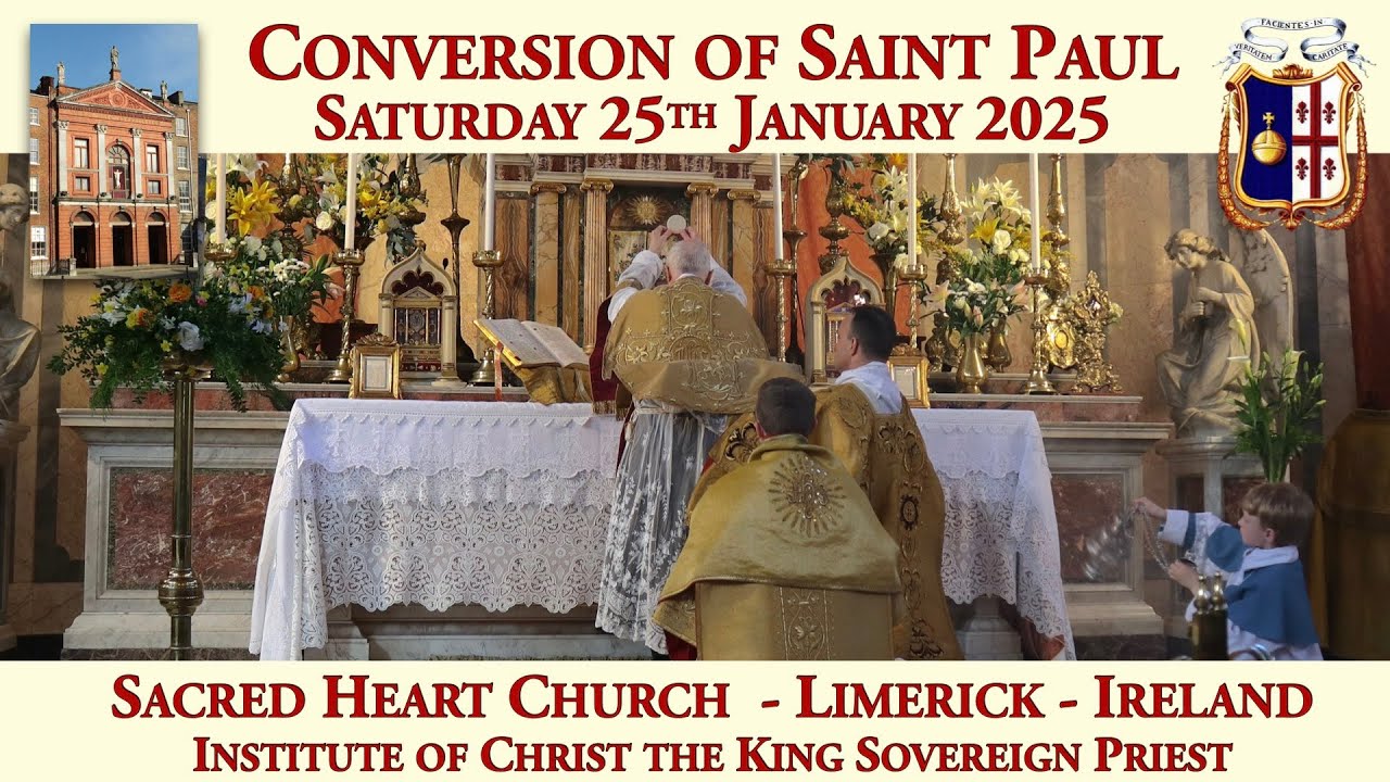 Saturday 25th January 2025: Conversion of Saint Paul - YouTube
